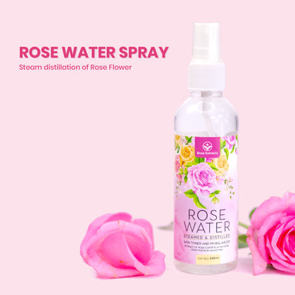 Pure Rose Water – Natural Floral Hydration for Skin and Hair – 100ml