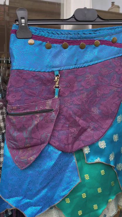 OOAK Lapis Hankie Mini Skirt